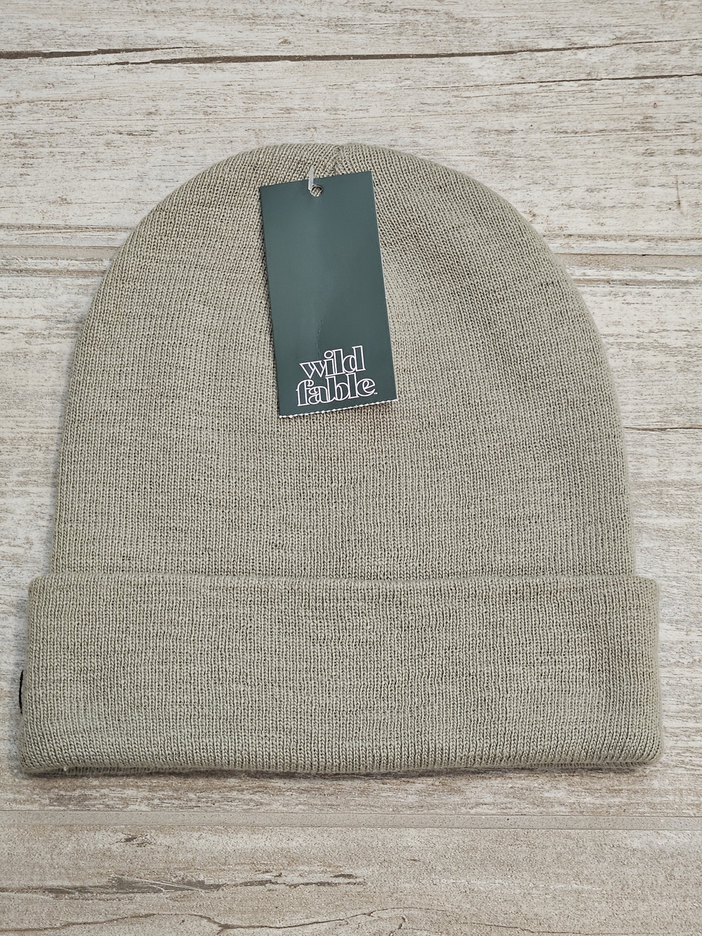 Wild Fable Cuffed Knit Beanie in Green